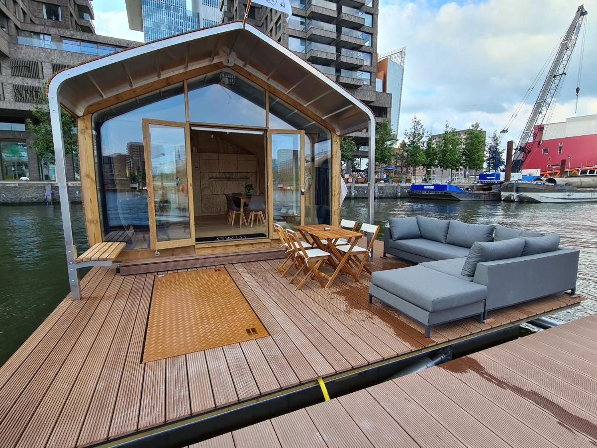 Wikkelboats At Floating Rotterdam Rijnhaven Βίλα Εξωτερικό φωτογραφία