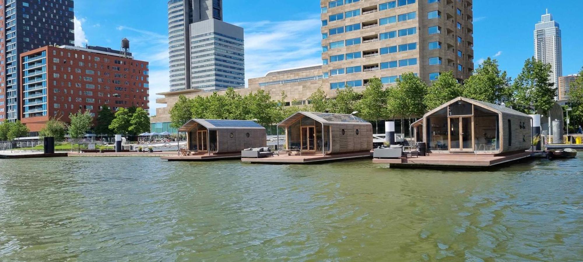 Wikkelboats At Floating Rotterdam Rijnhaven Βίλα Εξωτερικό φωτογραφία